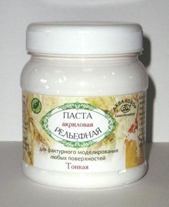 Новинка! Рельефная акриловая паста